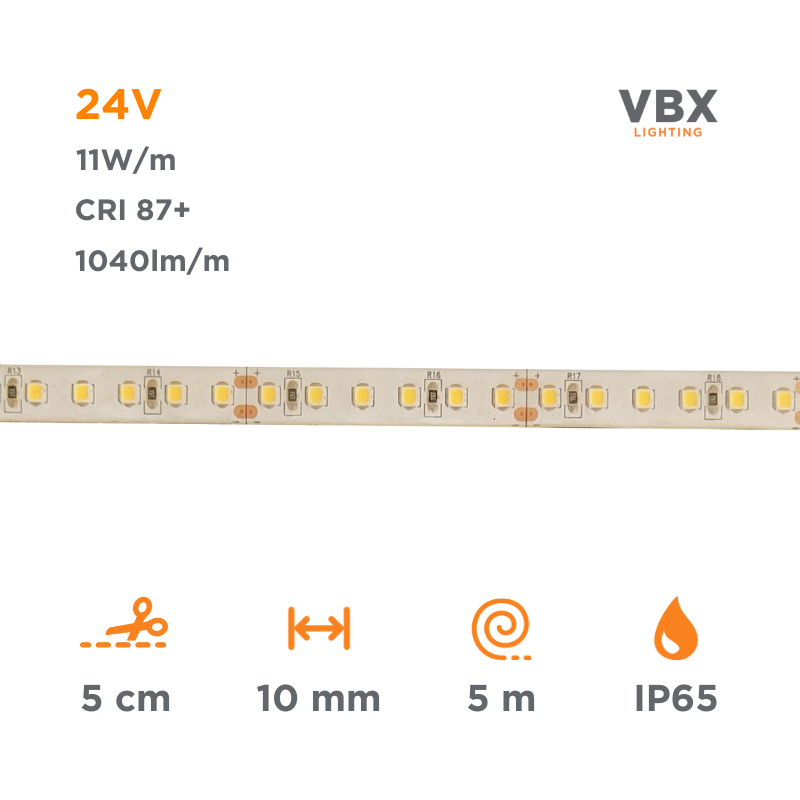 Reel 5 meters VBX LED Flex Strip IP65