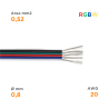 Reel 100 meters RGBW Cable